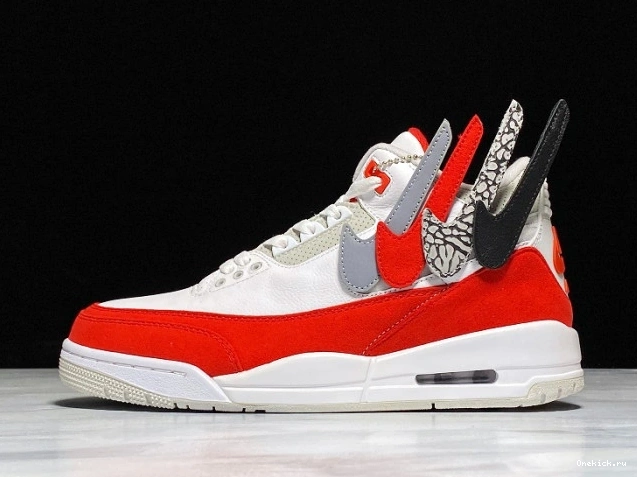 One Kick Air Jordan 3 Retro Tinker CJ0939-100 University Red White 0812